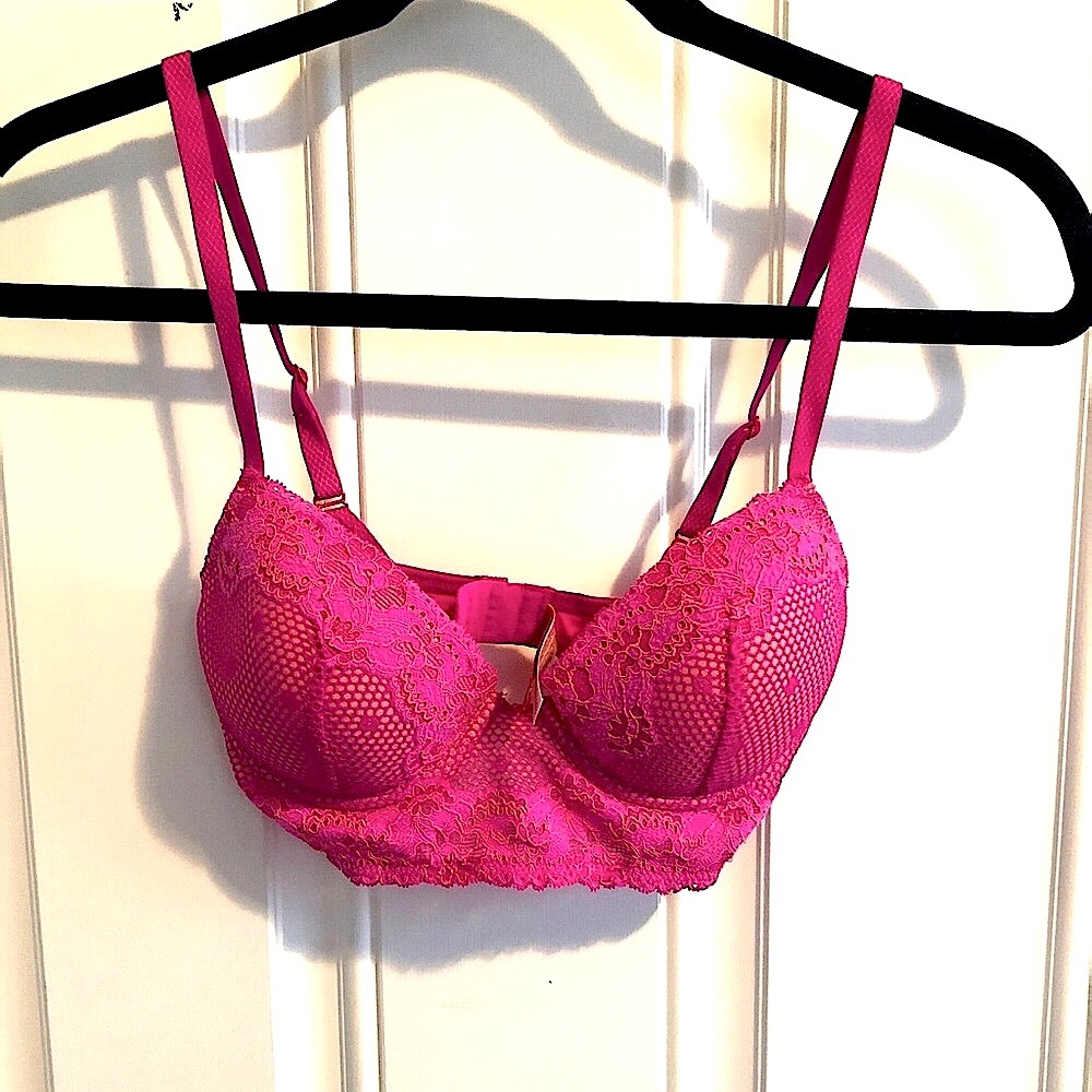 Natori Pink Etoile Contour Lace Bra - Picture 2 of 3